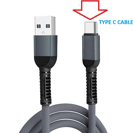 Ubon CH-520 5V 2.6 A Dual USB Port Wall Charger with Type C Braided Cable