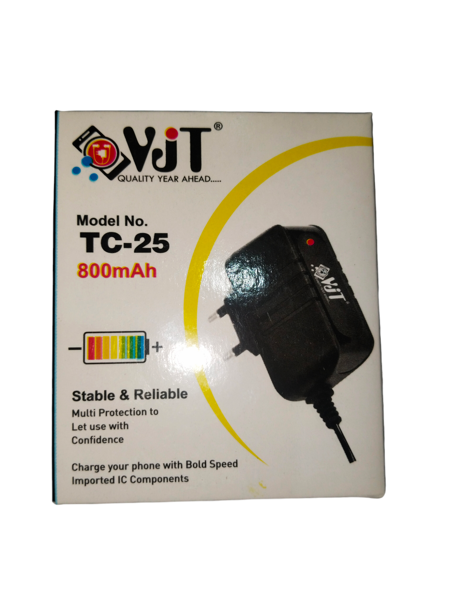 VJT TC-25 5V 0.8 A Wall Charger for Samsung Guru E1200, Samsung M600