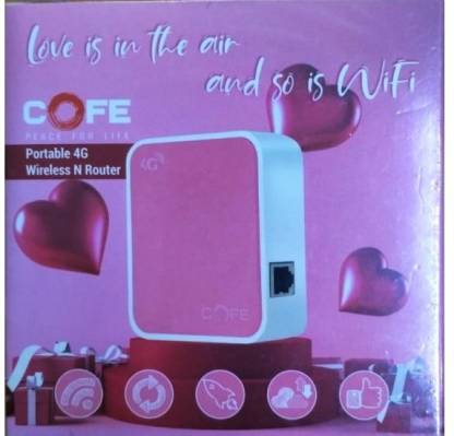 COFE CF-12W-MINI-PK 4G SIM Wifi Router with LAN Port