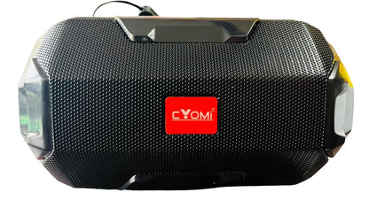 CYOMI CY-606 Bluetooth Speaker with Memory Card Slot, FM Radio, USB Pen Drive Slot, Torch Light, Mobile Holder