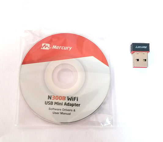 Mercury N300B Universal WiFi USB Mini Adapter for Pc