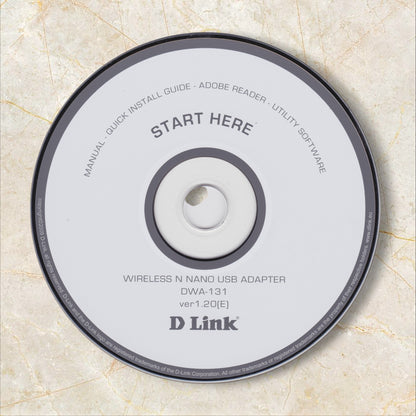 D-link DWA-131 300 Mbps Wireless Nano USB Adapter for Desktop