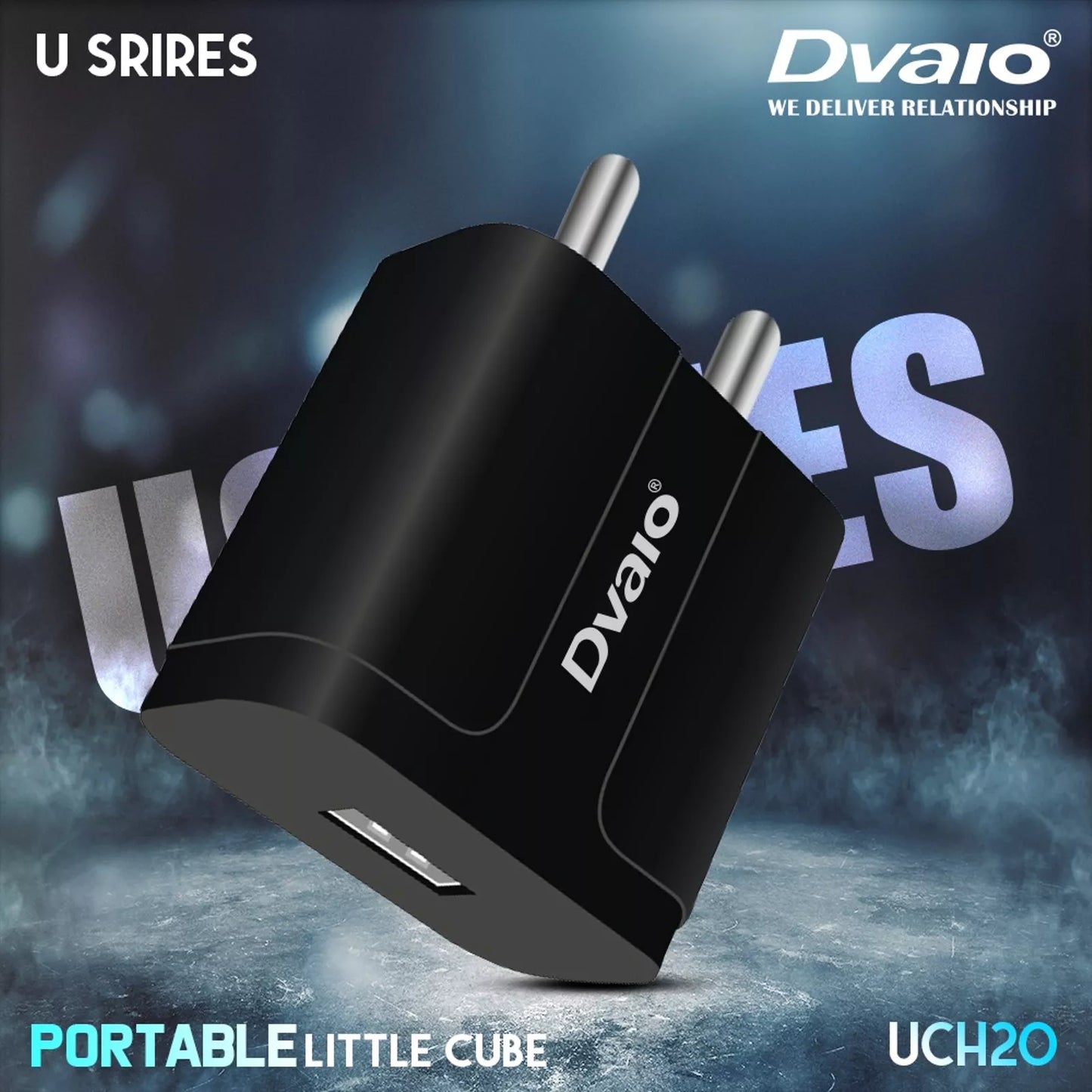 Dvaio UCH20 5V 1.5 A Single USB Charger for Keypad Phones with Detachable Micro USB Cable