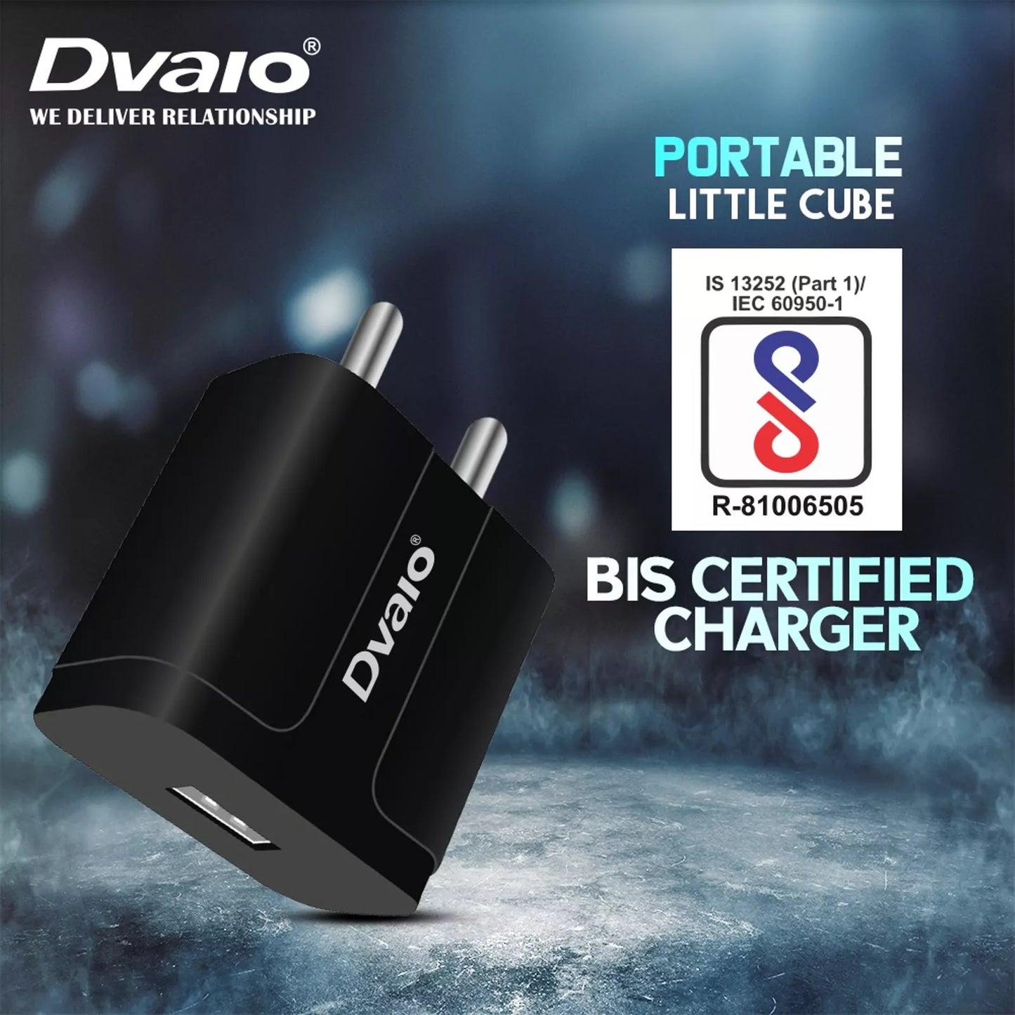 Dvaio UCH20 5V 1.5 A Single USB Charger for Keypad Phones with Detachable Micro USB Cable