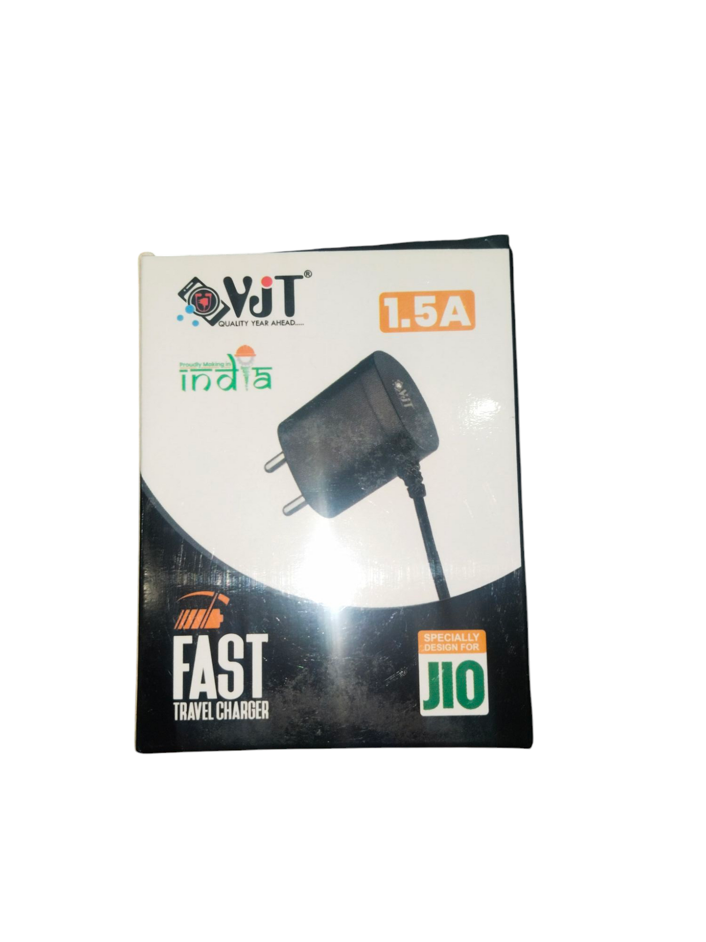 VJT 5V 1.5 A Jio Phone Charger | Universal LYF V8 (Micro USB) Charger for Keypad Phones