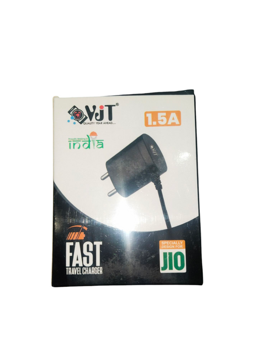 VJT 5V 1.5 A Jio Phone Charger | Universal LYF V8 (Micro USB) Charger for Keypad Phones
