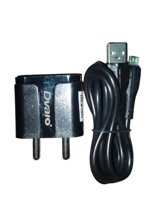 Dvaio UCH20 5V 1.5 A Single USB Charger for Keypad Phones with Detachable Micro USB Cable