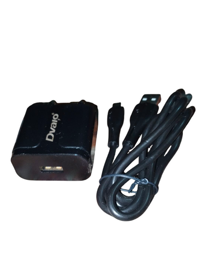 Dvaio UCH20 5V 1.5 A Single USB Charger for Keypad Phones with Detachable Micro USB Cable