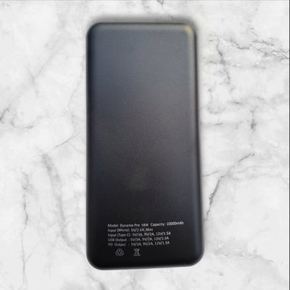 pTron Dynamo Pro 10000mAh 18W Fast Charge QC3.0 PD Power Bank with Type-C & Micro USB Input Ports and 18W Type C Mini Cable