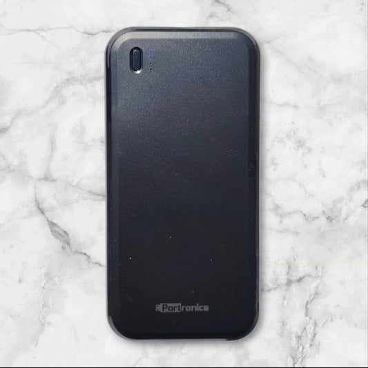 Portronics Power Brick 10 POR 1014 10000 mAh Power Bank, Dual Charging Input (Micro USB, Type-C), Dual USB Output