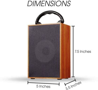 DVAIO Universal S810BT Bluetooth Speaker with Memory Card Slot, FM Radio, USB Pen Drive Slot, Microphone, AUX